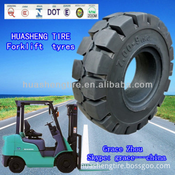 Hot sale high quality Rubber tyre forklift solid tyres 7.00-9 made in china tire factory in good price